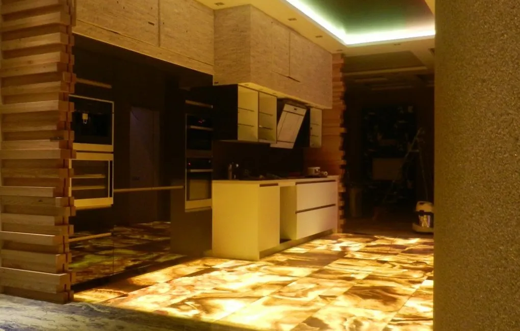 Светодиодная подсветка кухни_#9