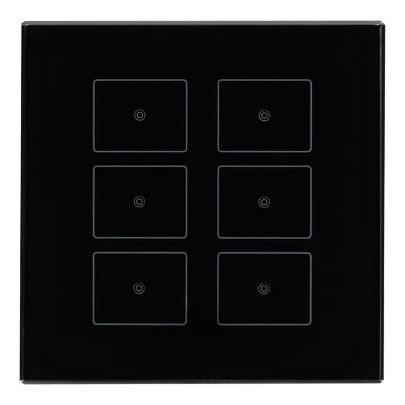 Панель Sens SR-KN0611-IN Black (KNX, DIM) (Arlight, -)