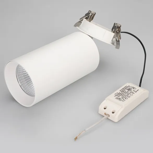 Светильник SP-POLO-BUILT-R95-25W White5000 (WH-WH, 40 deg) (Arlight, IP20 Металл, 3 года)