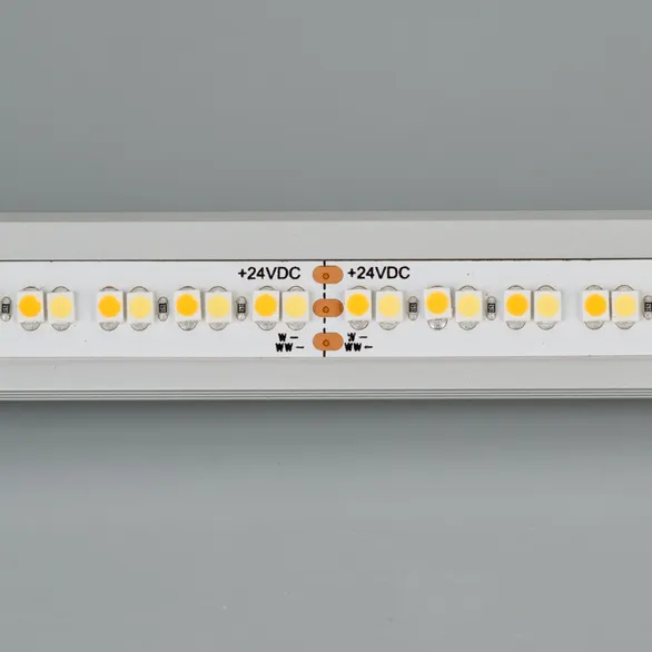 Светодиодная лента RT 6-5000 24V White-MIX 4x (3528, 240 LED/m, LUX) (Arlight, Изменяемая ЦТ)