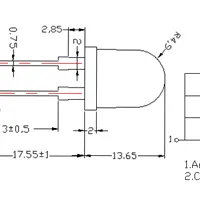 Светодиод ARL-10080URC4-20 (Arlight, 10мм (круглый))
