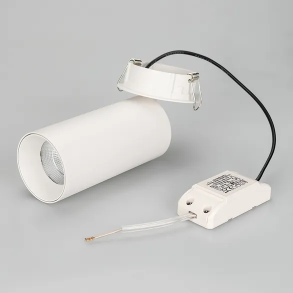 Светильник SP-POLO-BUILT-R65-8W White5000 (WH-WH, 40 deg) (Arlight, IP20 Металл, 3 года)