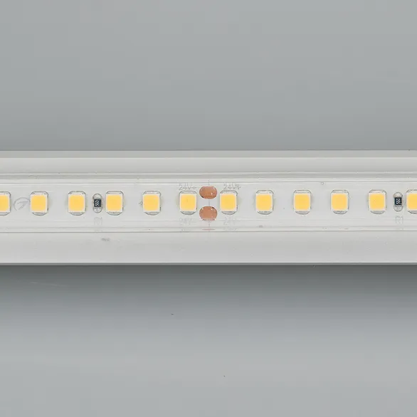 Светодиодная лента RTW 2-5000PS 24V White6000 2x (2835, 160 LED/m, LUX) (Arlight, 12 Вт/м, IP67)