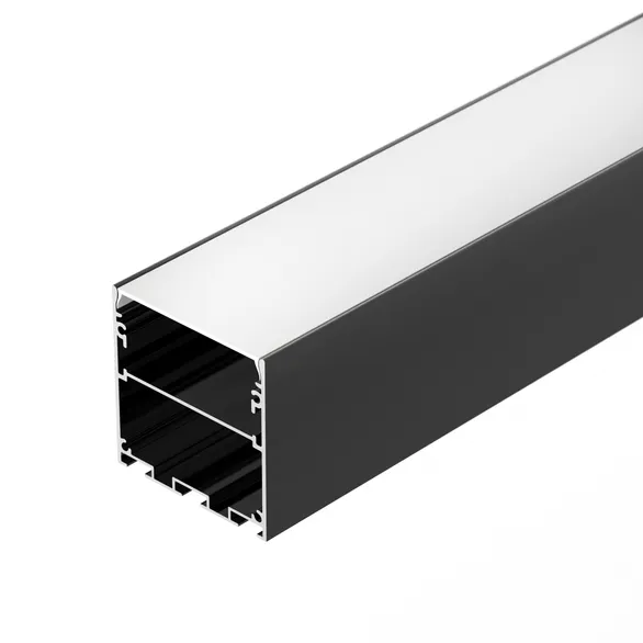 Профиль LINE-S-5050-2000 BLACK (Arlight, Алюминий)